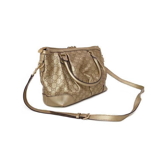 Gucci Handbag SUKEY Yellow Biege 2WAY - Picture 1 of 9